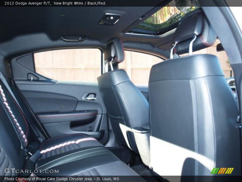 New Bright White / Black/Red 2013 Dodge Avenger R/T