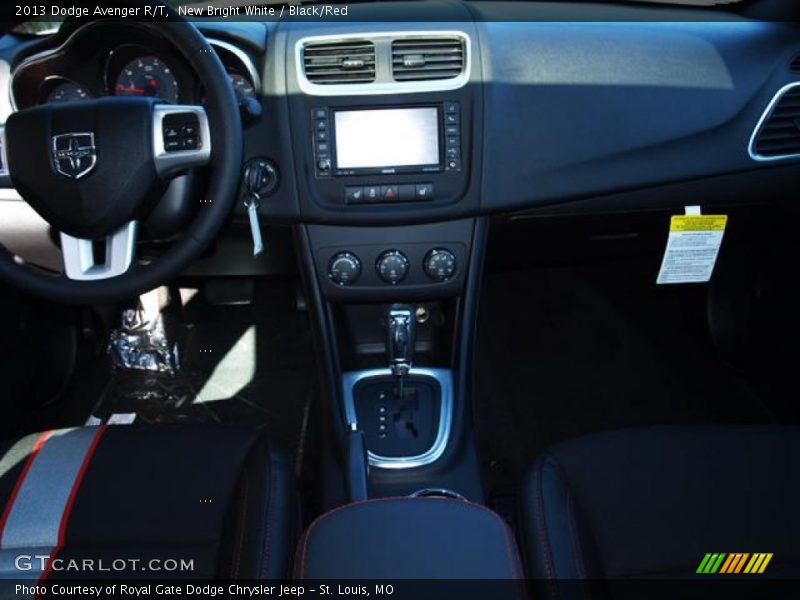 New Bright White / Black/Red 2013 Dodge Avenger R/T