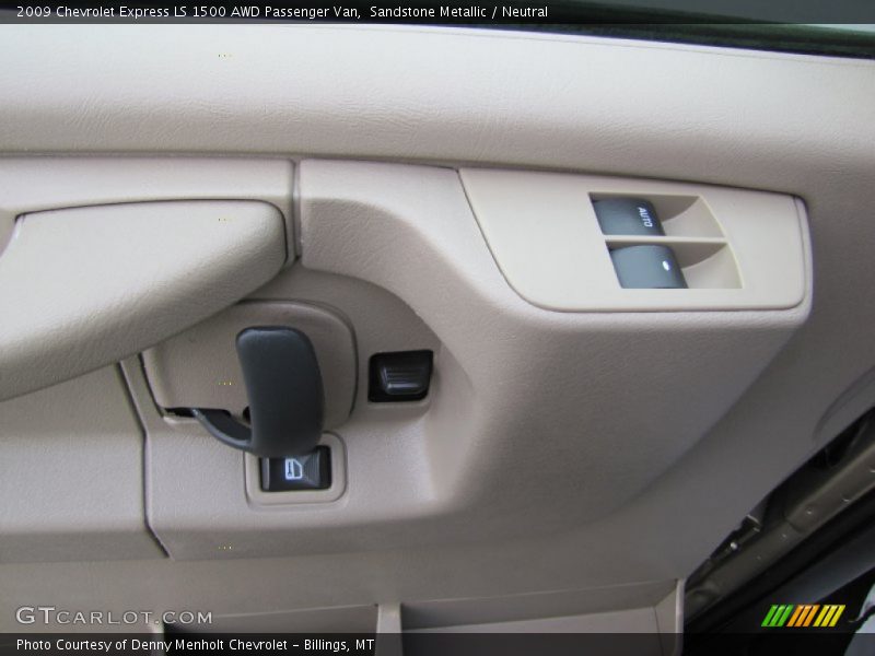 Sandstone Metallic / Neutral 2009 Chevrolet Express LS 1500 AWD Passenger Van