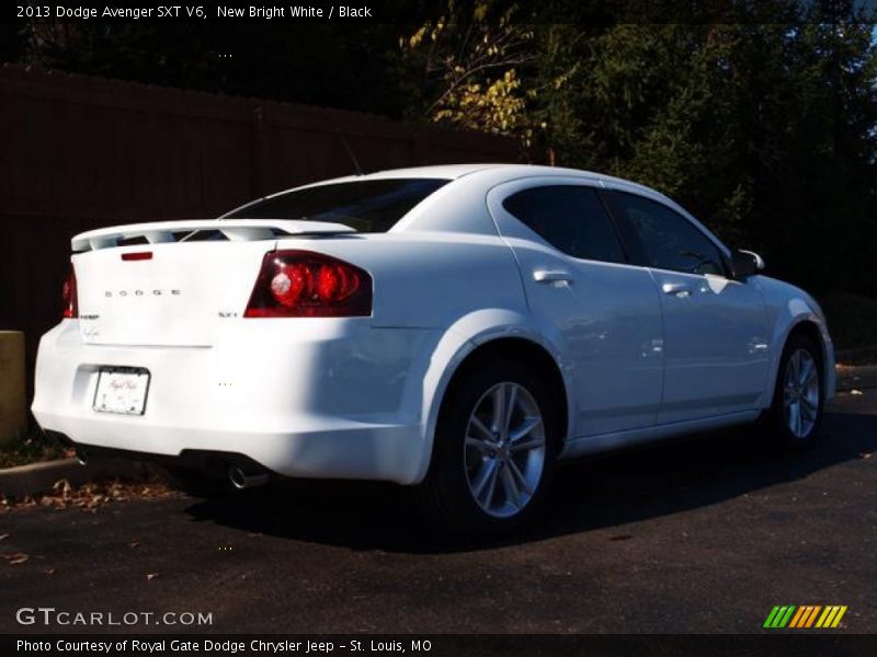 New Bright White / Black 2013 Dodge Avenger SXT V6