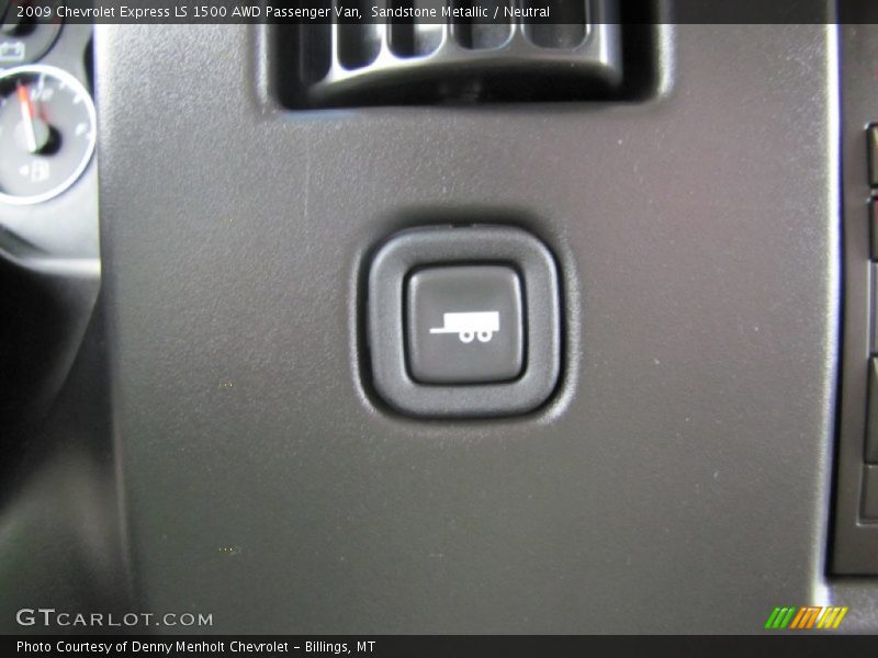 Sandstone Metallic / Neutral 2009 Chevrolet Express LS 1500 AWD Passenger Van