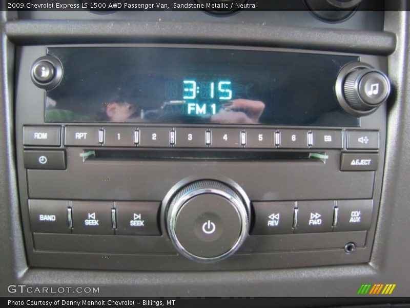 Audio System of 2009 Express LS 1500 AWD Passenger Van