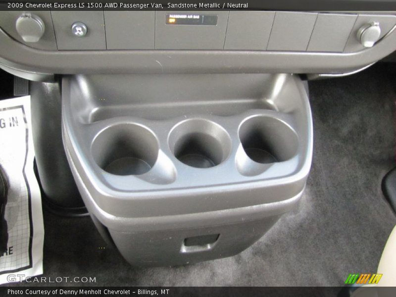 Sandstone Metallic / Neutral 2009 Chevrolet Express LS 1500 AWD Passenger Van