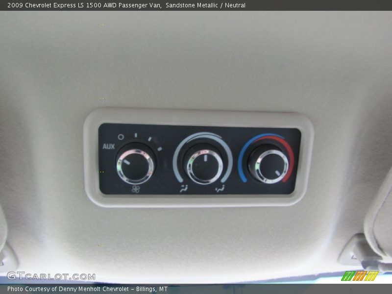 Sandstone Metallic / Neutral 2009 Chevrolet Express LS 1500 AWD Passenger Van