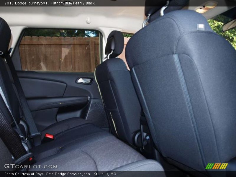 Fathom Blue Pearl / Black 2013 Dodge Journey SXT
