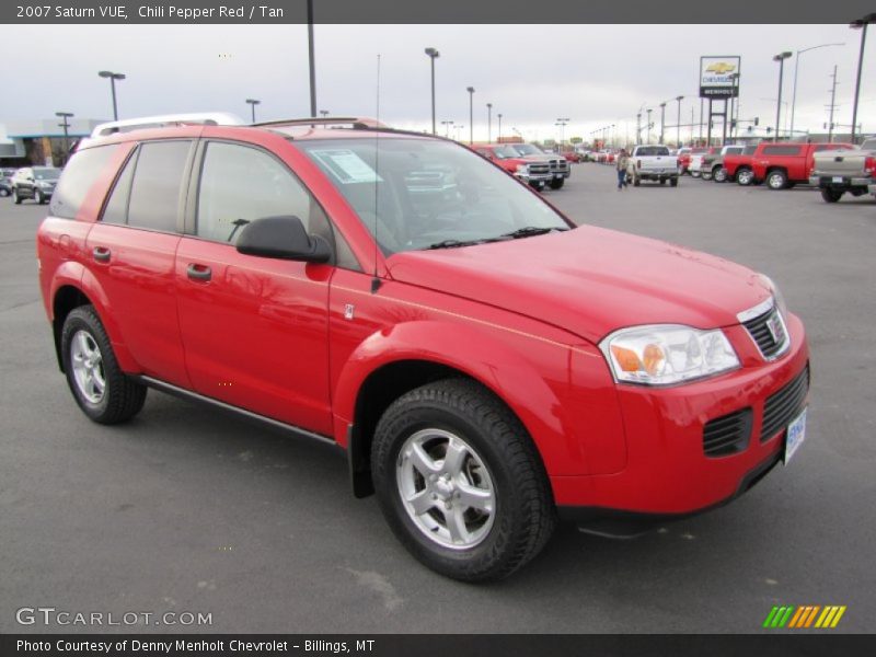 Chili Pepper Red / Tan 2007 Saturn VUE