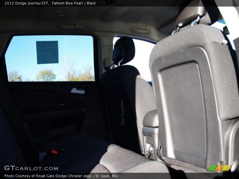 Fathom Blue Pearl / Black 2013 Dodge Journey SXT