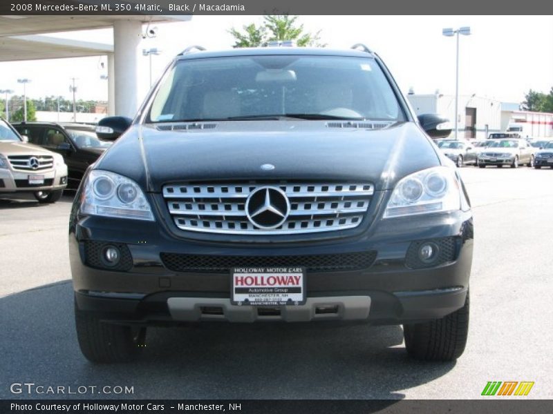 Black / Macadamia 2008 Mercedes-Benz ML 350 4Matic
