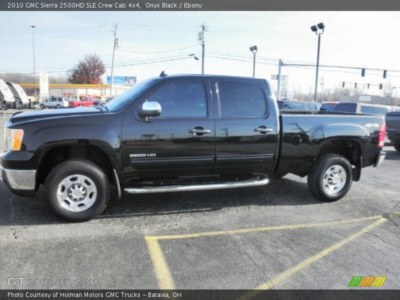 Onyx Black / Ebony 2010 GMC Sierra 2500HD SLE Crew Cab 4x4