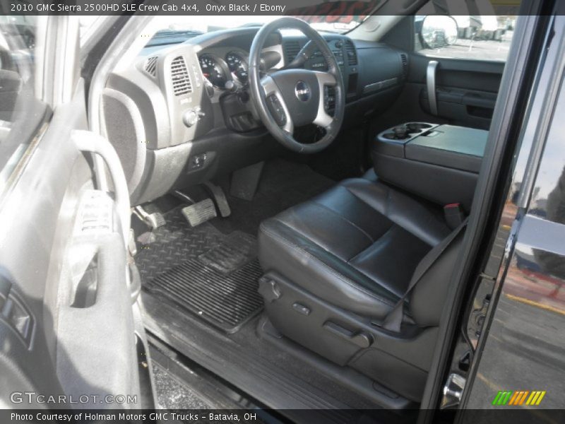 Onyx Black / Ebony 2010 GMC Sierra 2500HD SLE Crew Cab 4x4