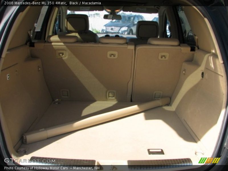 Black / Macadamia 2008 Mercedes-Benz ML 350 4Matic