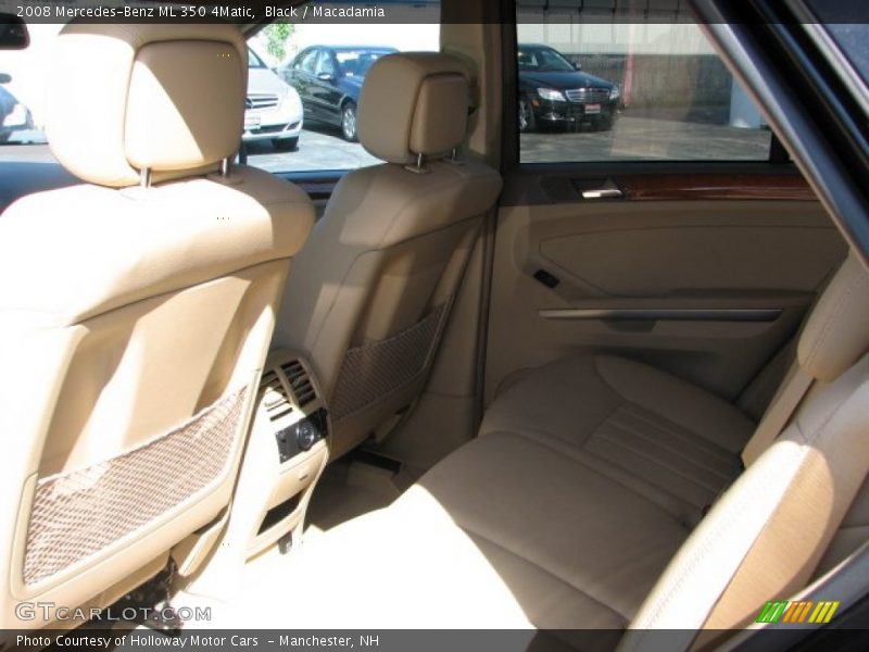 Black / Macadamia 2008 Mercedes-Benz ML 350 4Matic