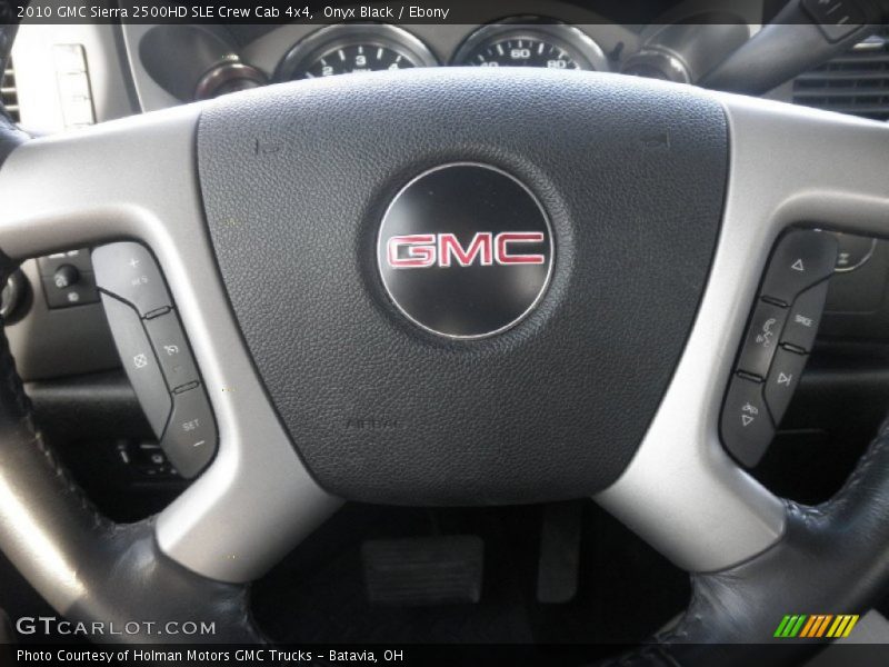 Onyx Black / Ebony 2010 GMC Sierra 2500HD SLE Crew Cab 4x4