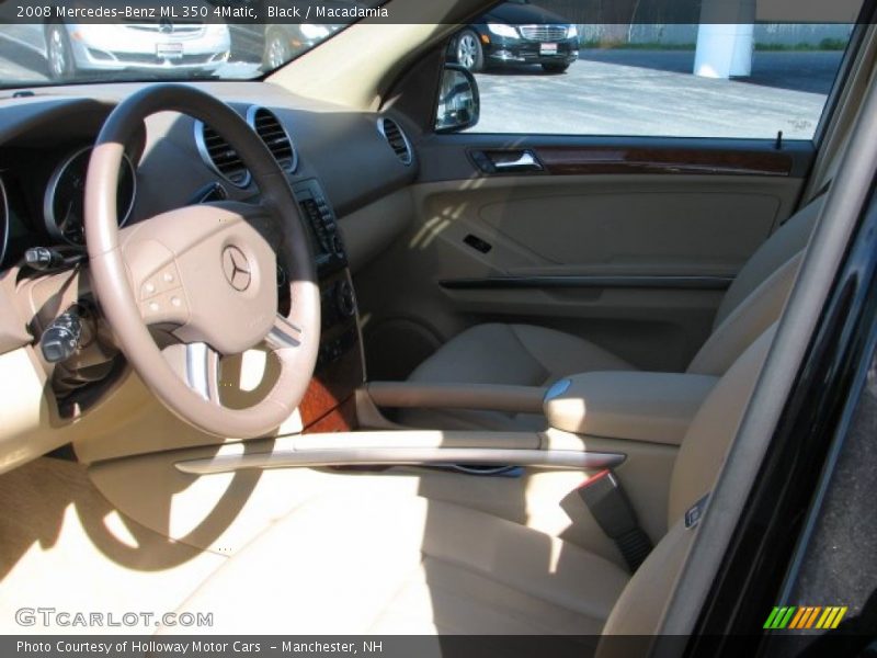 Black / Macadamia 2008 Mercedes-Benz ML 350 4Matic