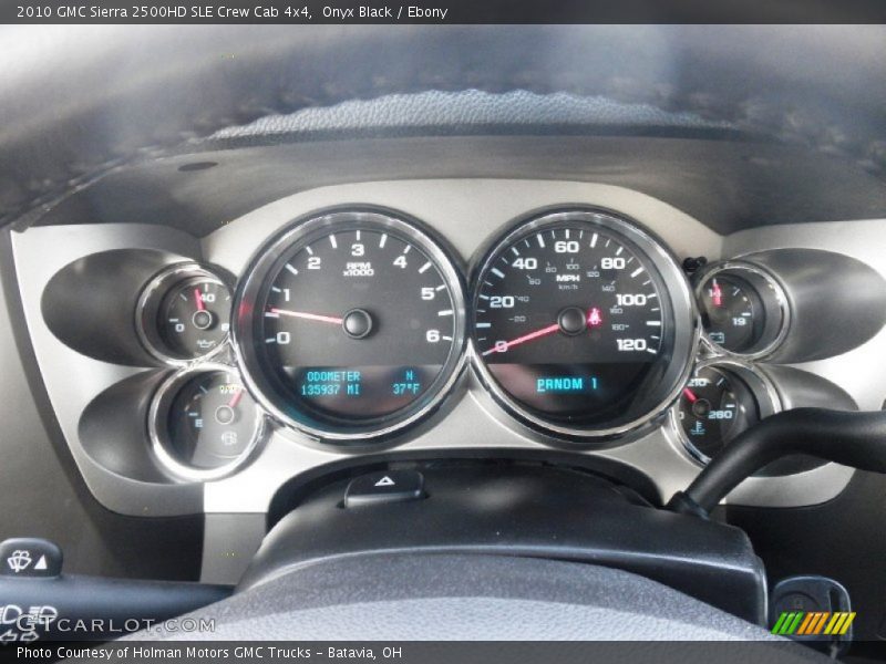 Onyx Black / Ebony 2010 GMC Sierra 2500HD SLE Crew Cab 4x4