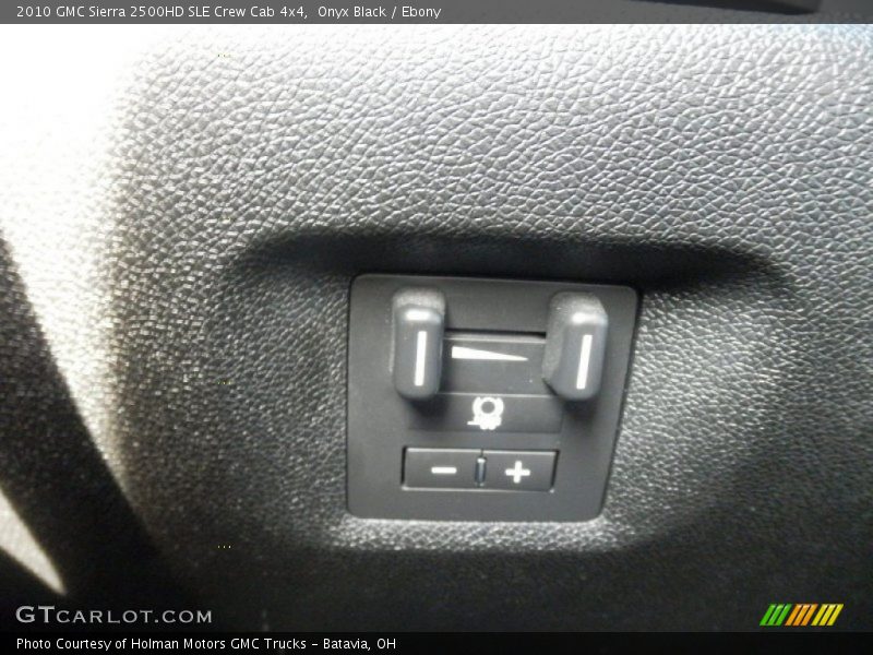 Onyx Black / Ebony 2010 GMC Sierra 2500HD SLE Crew Cab 4x4
