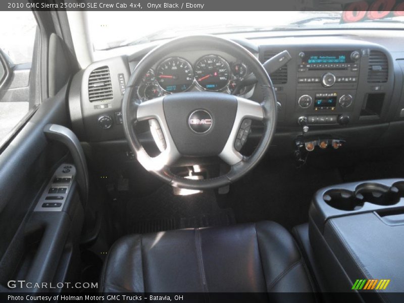 Onyx Black / Ebony 2010 GMC Sierra 2500HD SLE Crew Cab 4x4