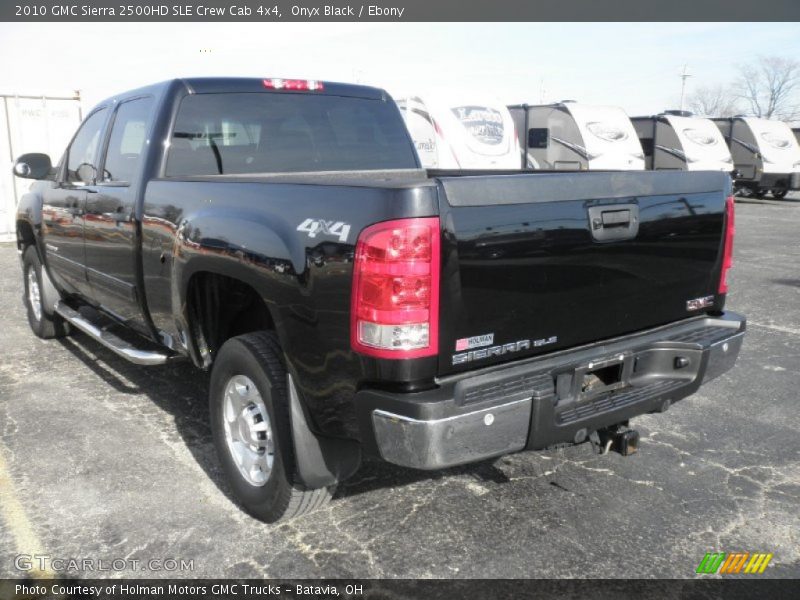 Onyx Black / Ebony 2010 GMC Sierra 2500HD SLE Crew Cab 4x4