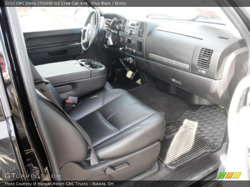 Onyx Black / Ebony 2010 GMC Sierra 2500HD SLE Crew Cab 4x4