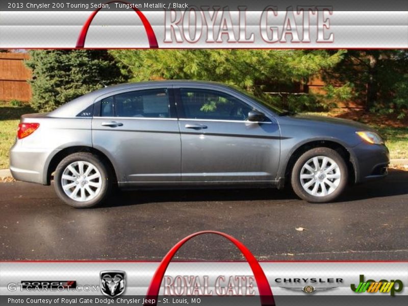 Tungsten Metallic / Black 2013 Chrysler 200 Touring Sedan