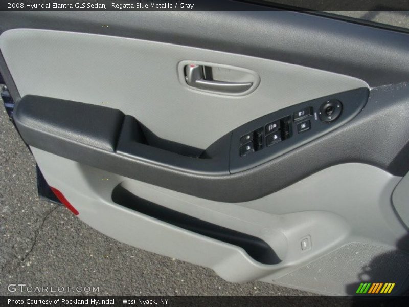 Regatta Blue Metallic / Gray 2008 Hyundai Elantra GLS Sedan