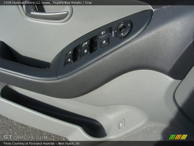 Regatta Blue Metallic / Gray 2008 Hyundai Elantra GLS Sedan