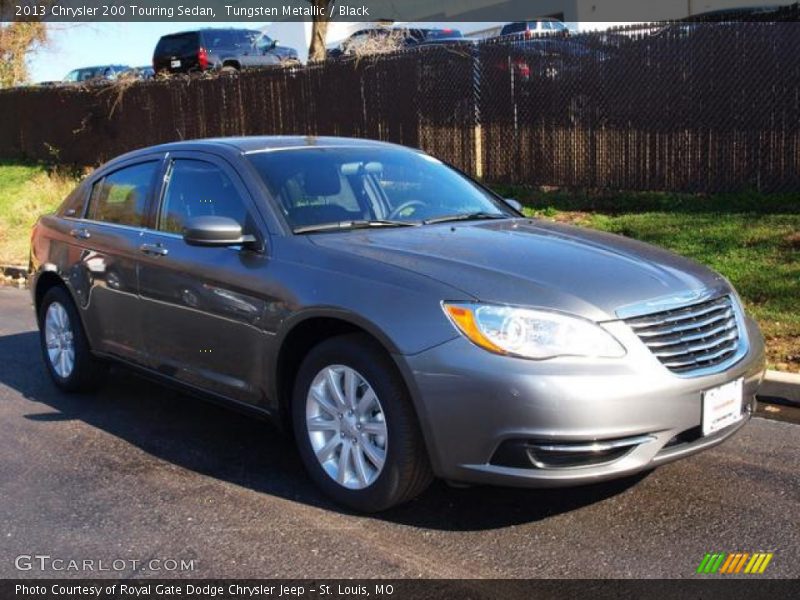Tungsten Metallic / Black 2013 Chrysler 200 Touring Sedan