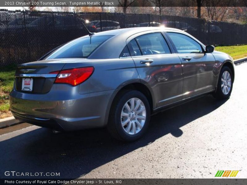 Tungsten Metallic / Black 2013 Chrysler 200 Touring Sedan