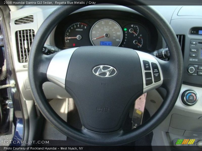 Regatta Blue Metallic / Gray 2008 Hyundai Elantra GLS Sedan