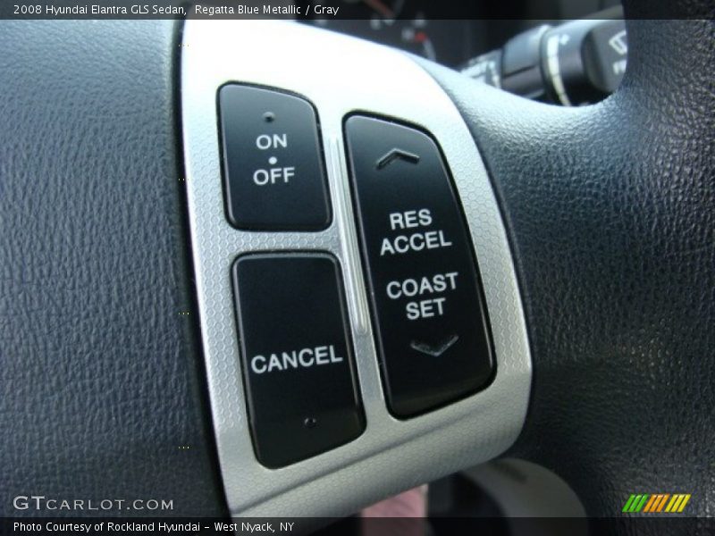 Regatta Blue Metallic / Gray 2008 Hyundai Elantra GLS Sedan