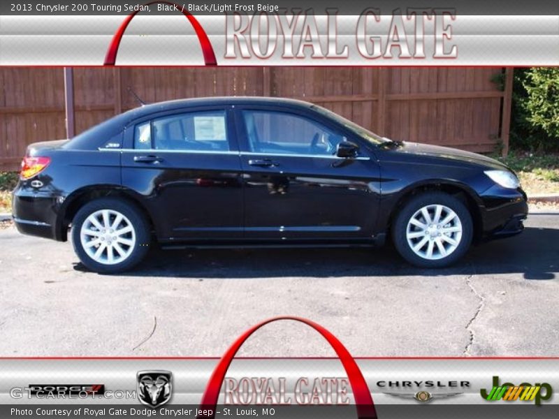 Black / Black/Light Frost Beige 2013 Chrysler 200 Touring Sedan