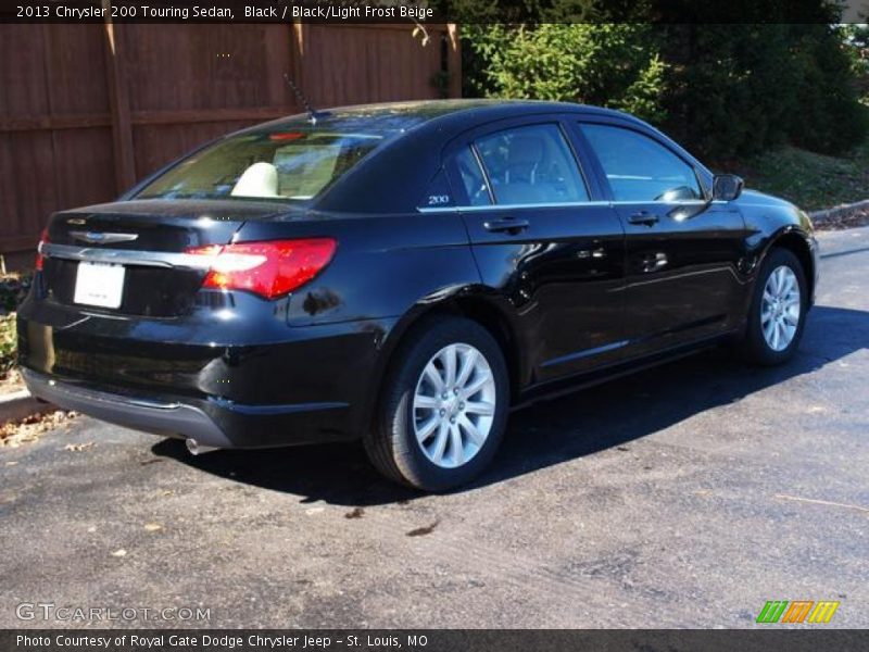 Black / Black/Light Frost Beige 2013 Chrysler 200 Touring Sedan
