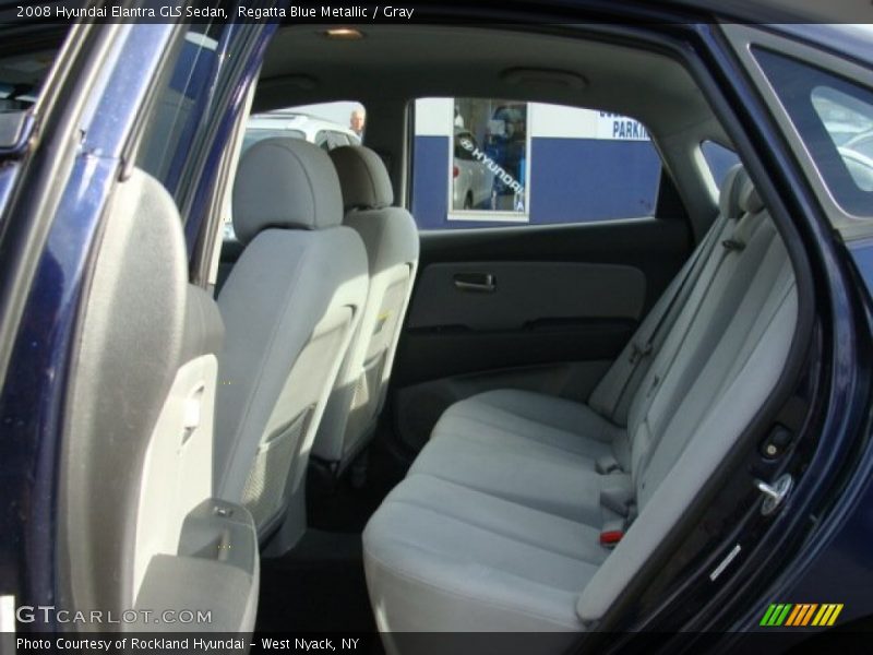 Regatta Blue Metallic / Gray 2008 Hyundai Elantra GLS Sedan