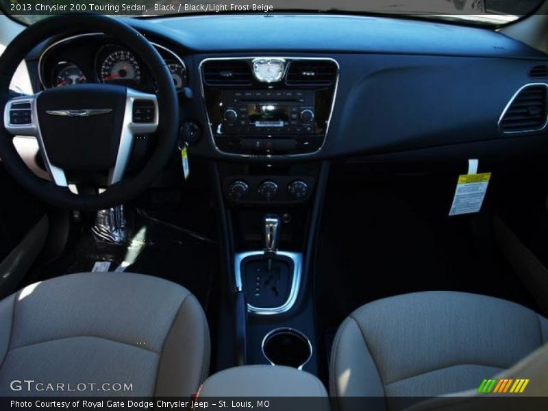 Black / Black/Light Frost Beige 2013 Chrysler 200 Touring Sedan