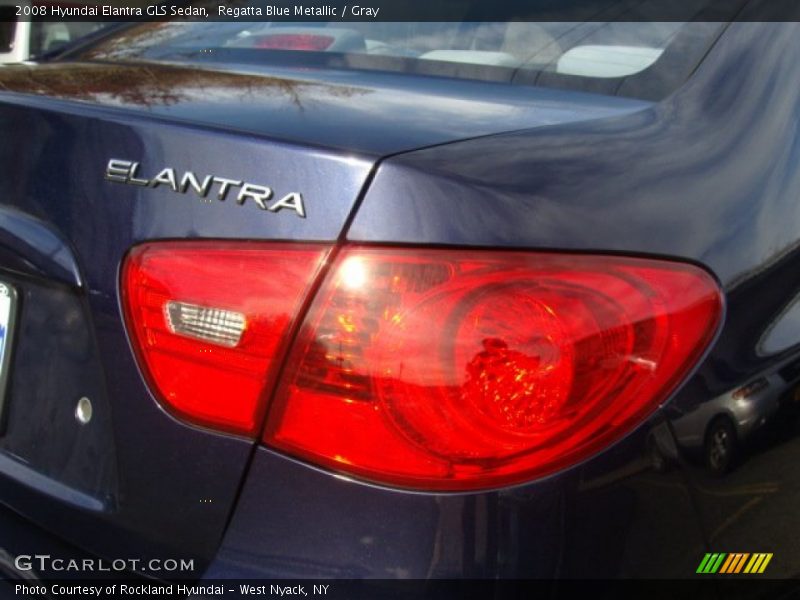 Regatta Blue Metallic / Gray 2008 Hyundai Elantra GLS Sedan