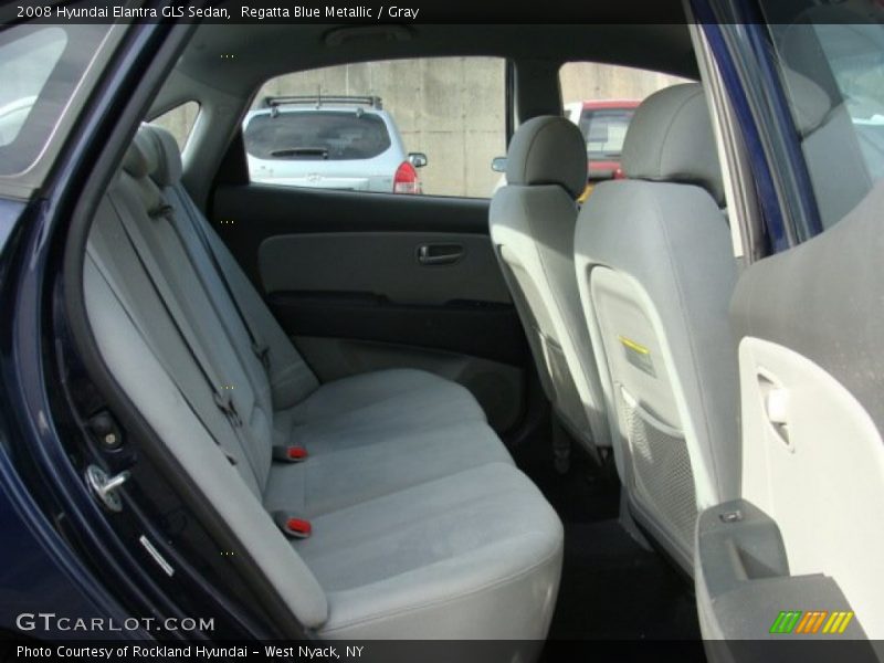 Regatta Blue Metallic / Gray 2008 Hyundai Elantra GLS Sedan