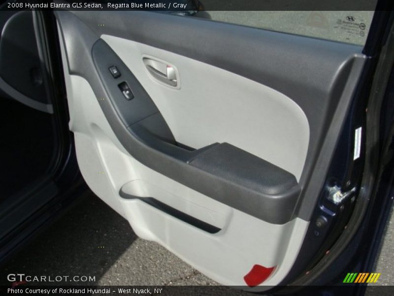 Regatta Blue Metallic / Gray 2008 Hyundai Elantra GLS Sedan