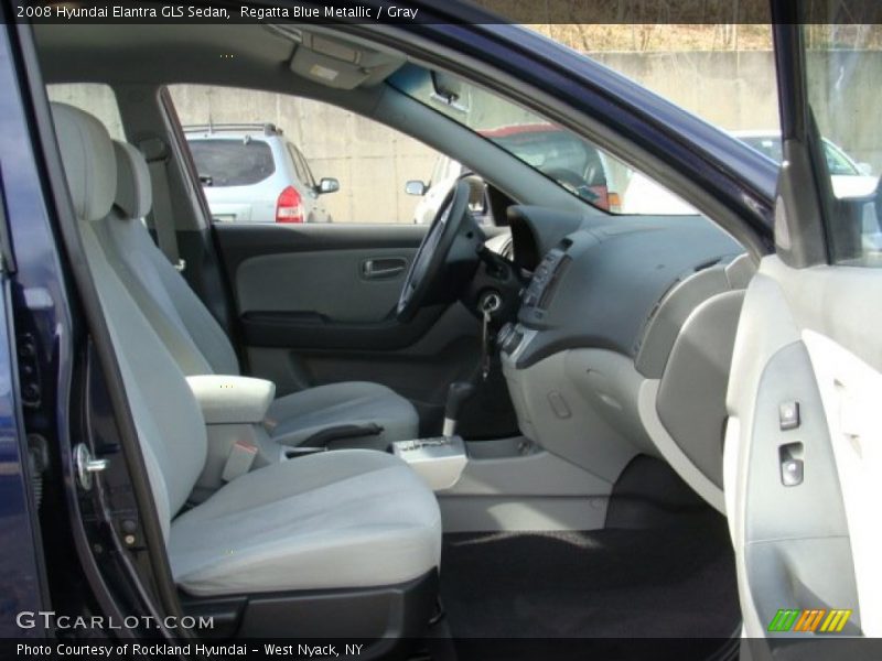 Regatta Blue Metallic / Gray 2008 Hyundai Elantra GLS Sedan