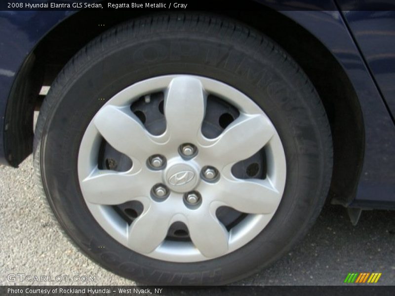 Regatta Blue Metallic / Gray 2008 Hyundai Elantra GLS Sedan