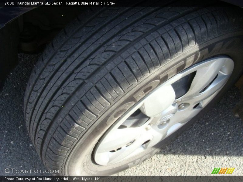 Regatta Blue Metallic / Gray 2008 Hyundai Elantra GLS Sedan