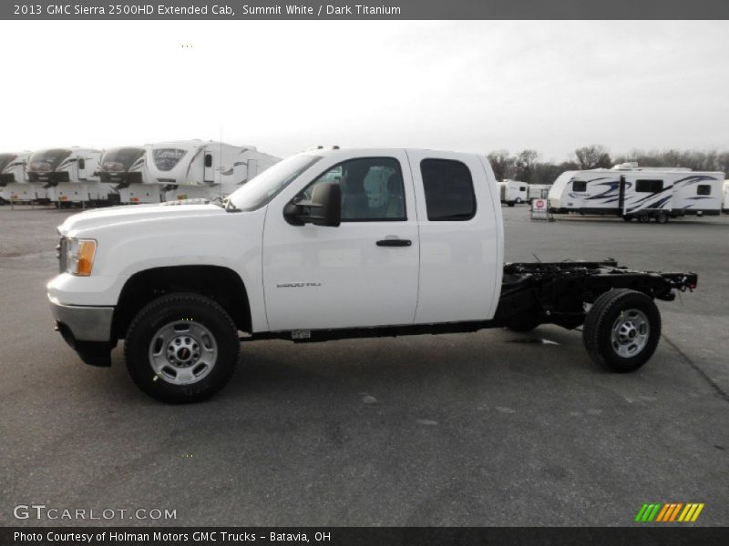  2013 Sierra 2500HD Extended Cab Summit White