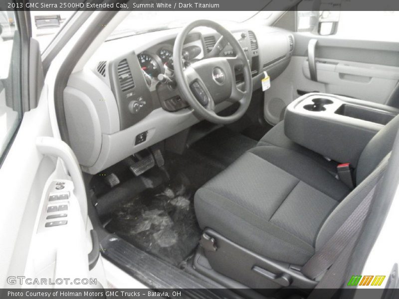 Summit White / Dark Titanium 2013 GMC Sierra 2500HD Extended Cab