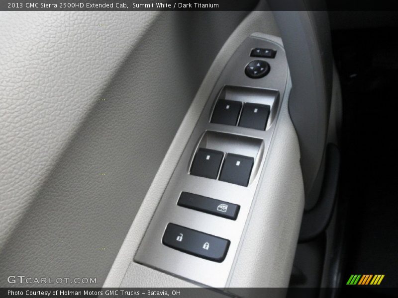 Summit White / Dark Titanium 2013 GMC Sierra 2500HD Extended Cab