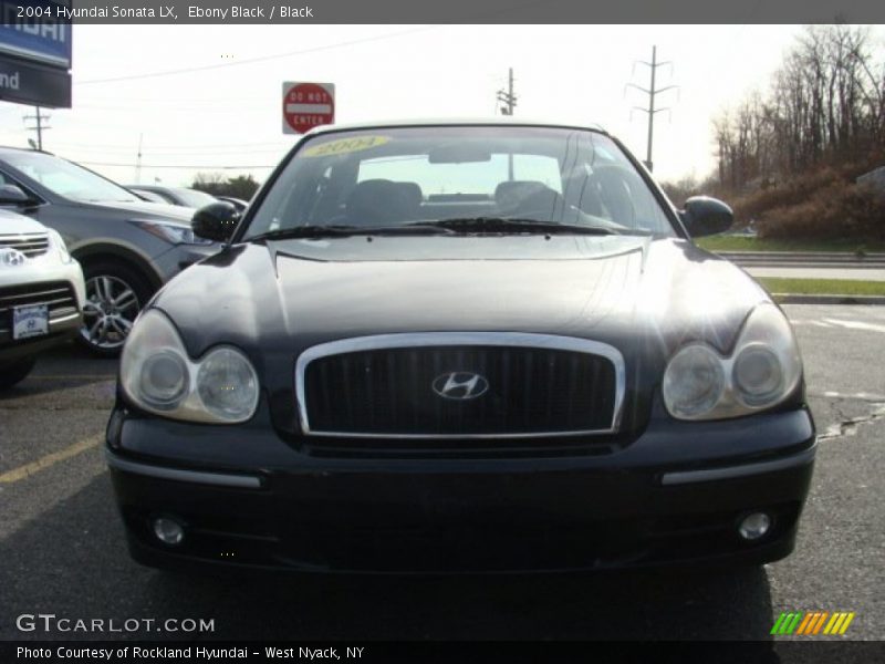 Ebony Black / Black 2004 Hyundai Sonata LX