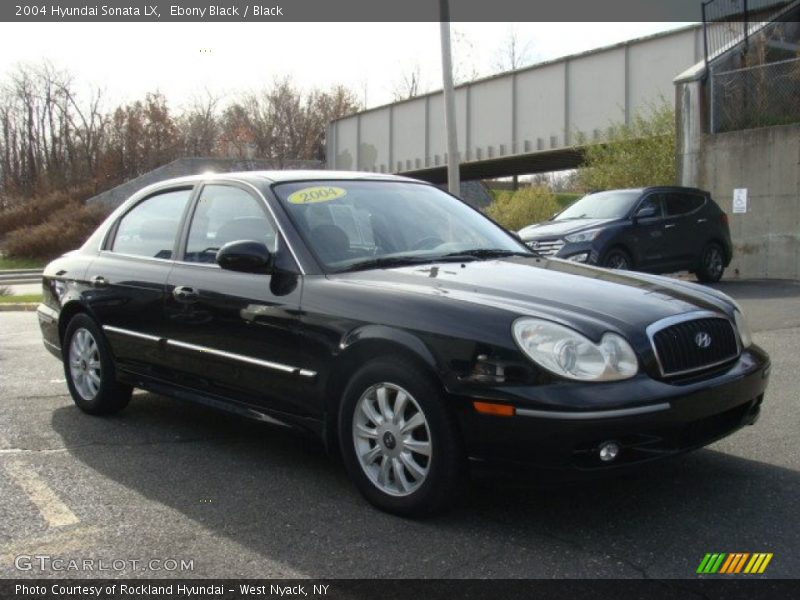 Ebony Black / Black 2004 Hyundai Sonata LX