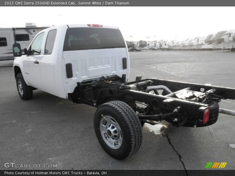 Summit White / Dark Titanium 2013 GMC Sierra 2500HD Extended Cab