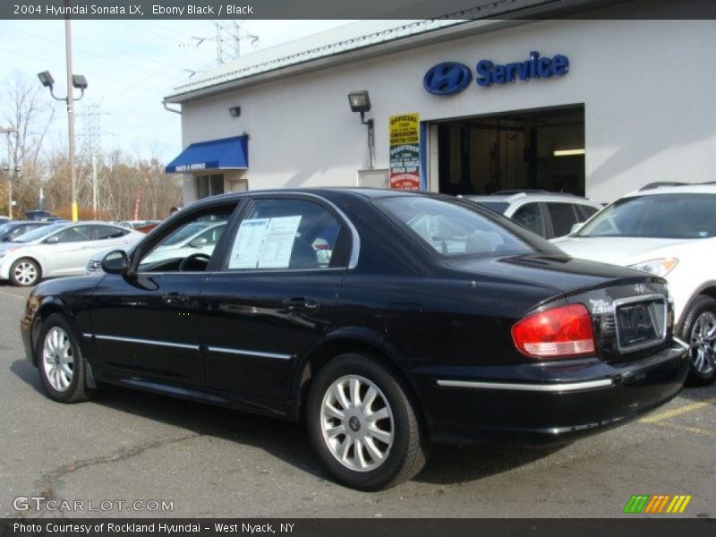 Ebony Black / Black 2004 Hyundai Sonata LX