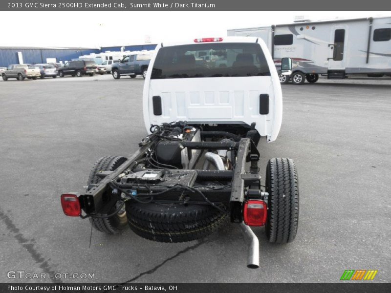 Summit White / Dark Titanium 2013 GMC Sierra 2500HD Extended Cab