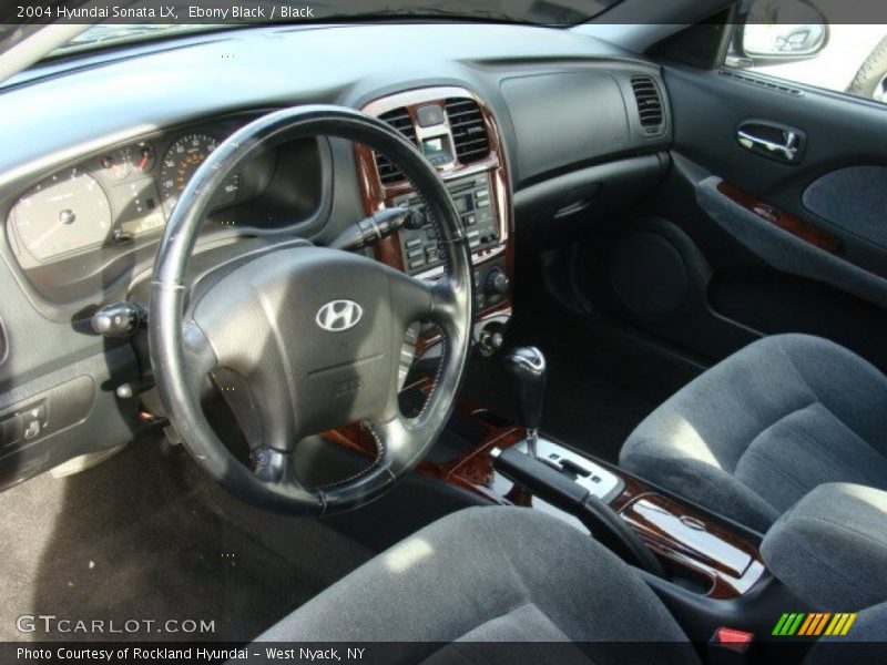 Ebony Black / Black 2004 Hyundai Sonata LX