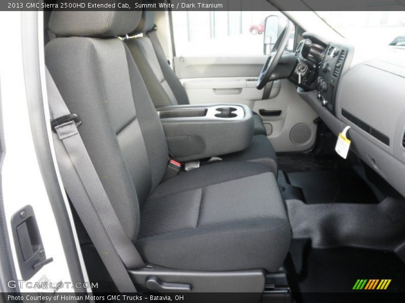 Summit White / Dark Titanium 2013 GMC Sierra 2500HD Extended Cab